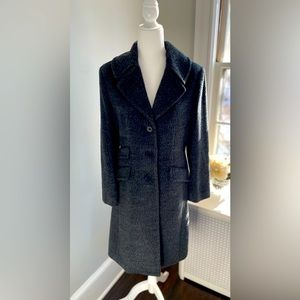 Talbots full length wool coat